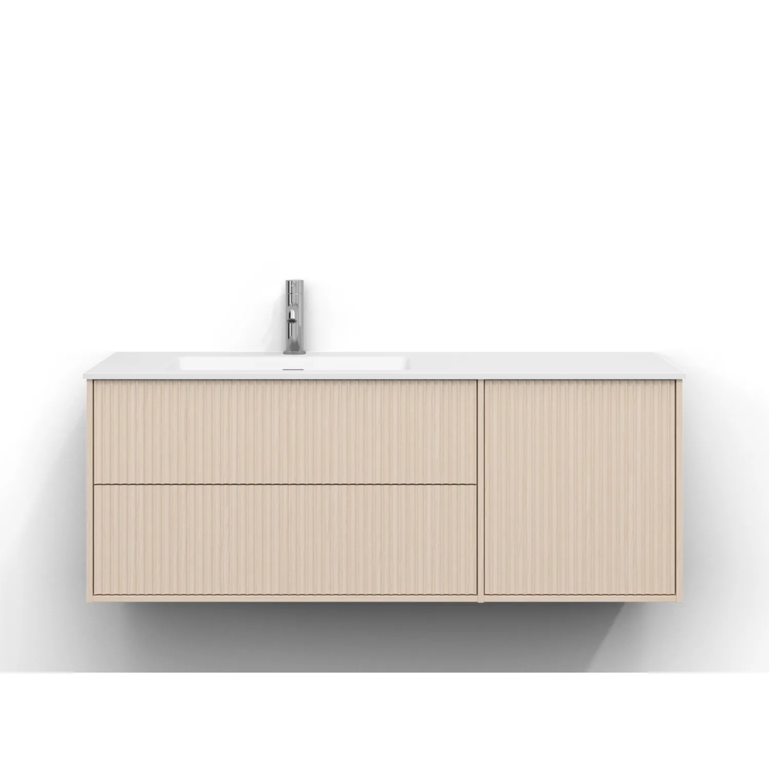 Tvättställsskåp Svedbergs Epos 120x45 med 2+1 Lådor