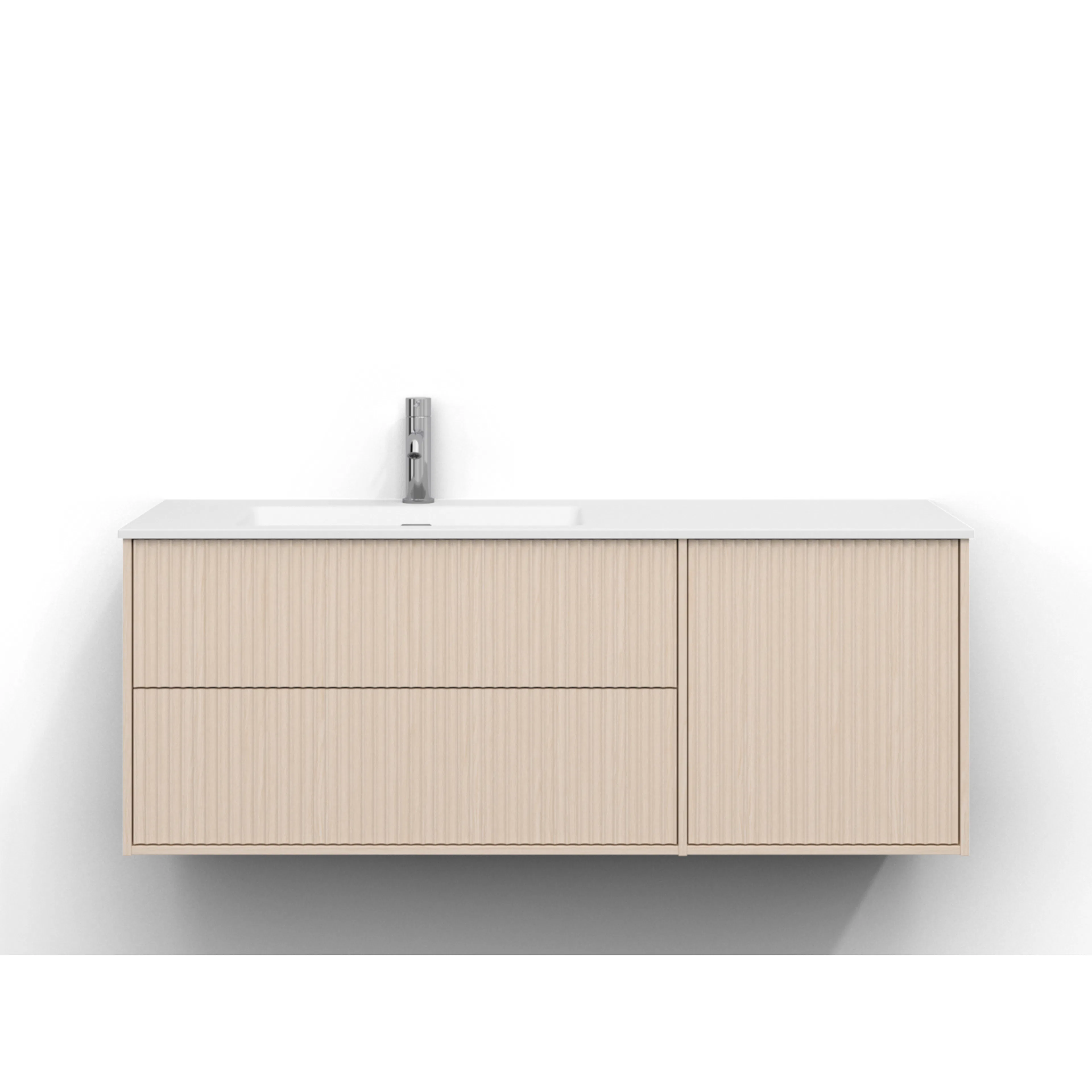 Tvättställsskåp Svedbergs Epos 120x45 med 2+1 Lådor