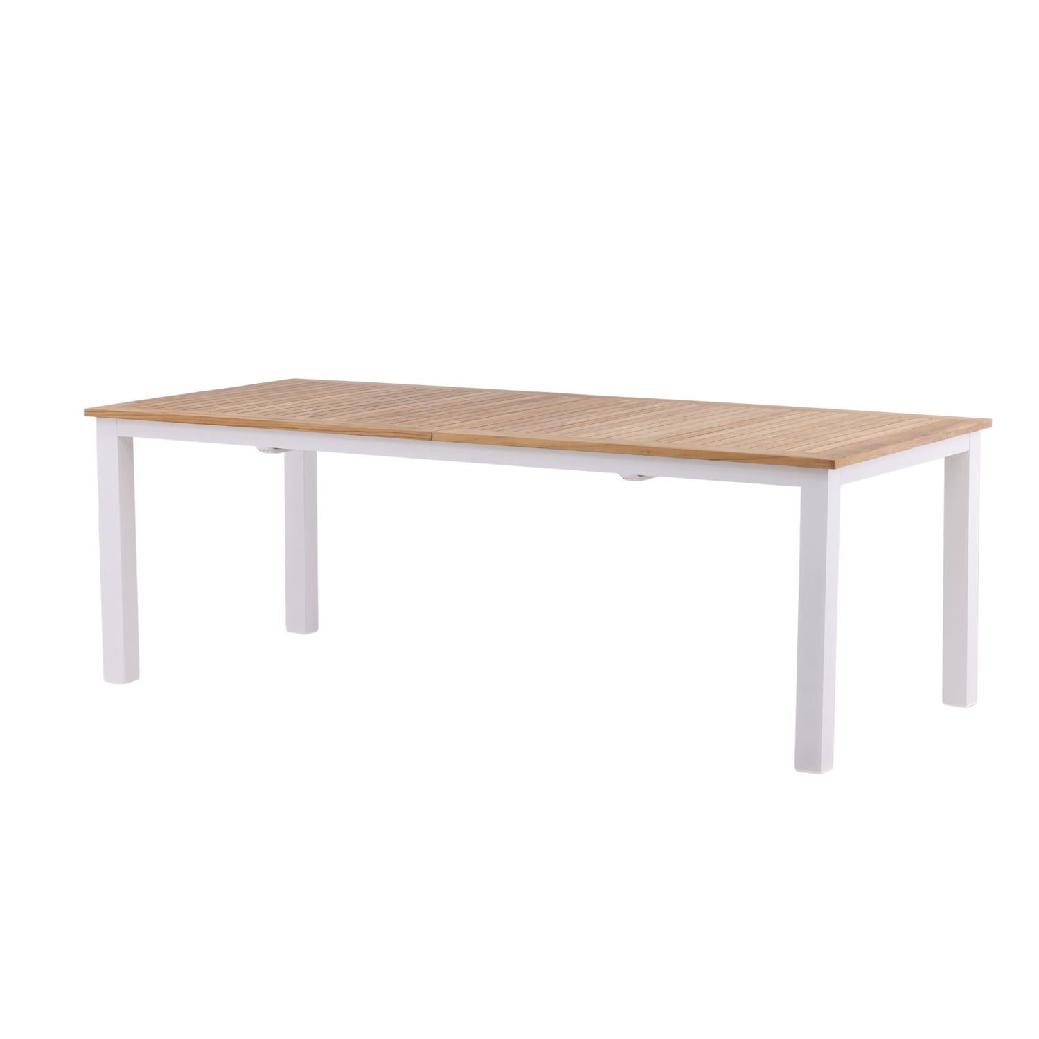 Panama - Table - 224/324*100 - Vit Alu/Teak Vit/Teak