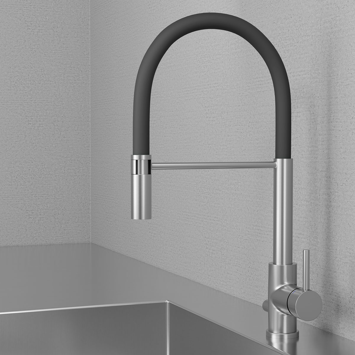 Köksblandare Scandtap Steel Pro Rostfritt Stål