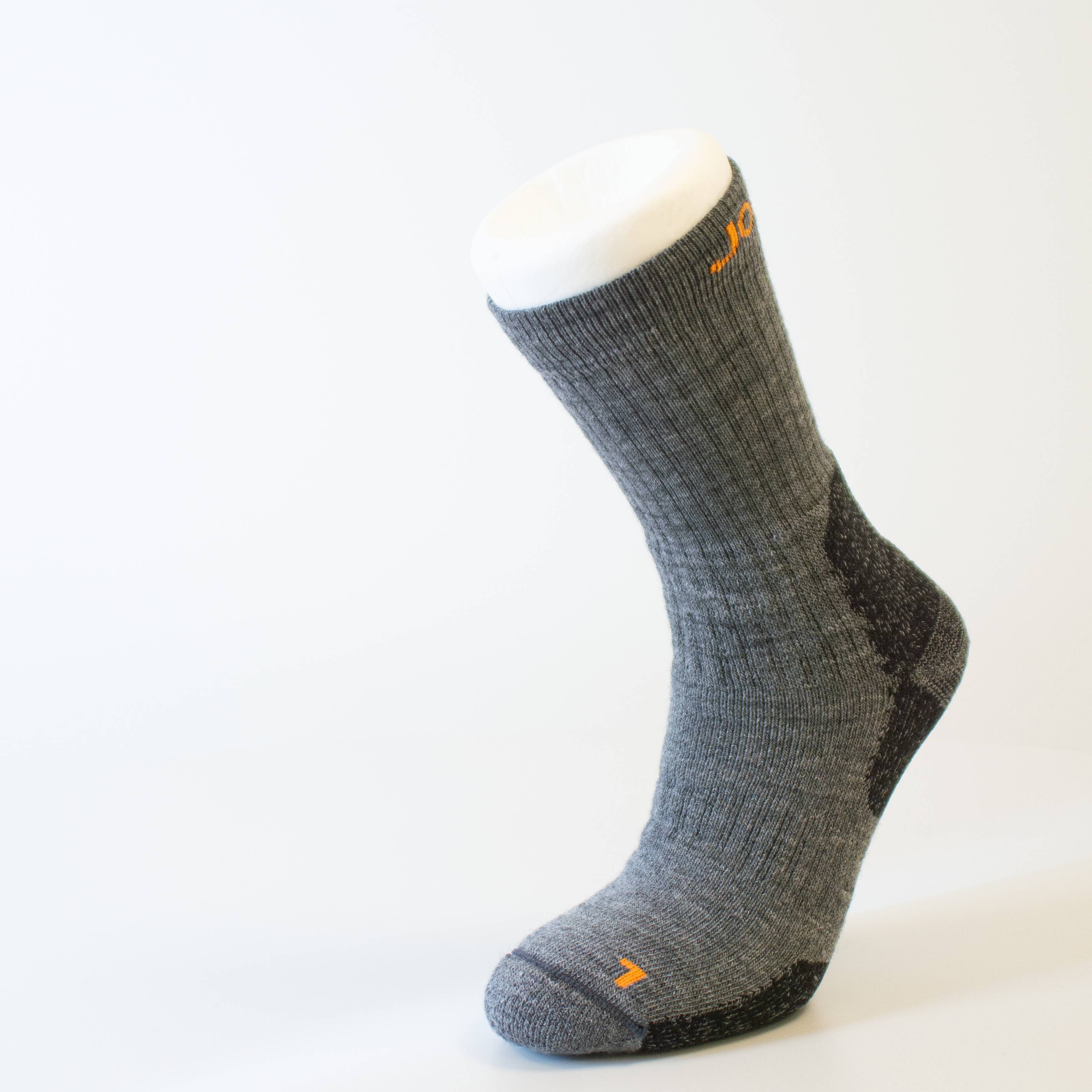 Merino Socka Tjock Mörkgrån/Sv 40-42 40-42