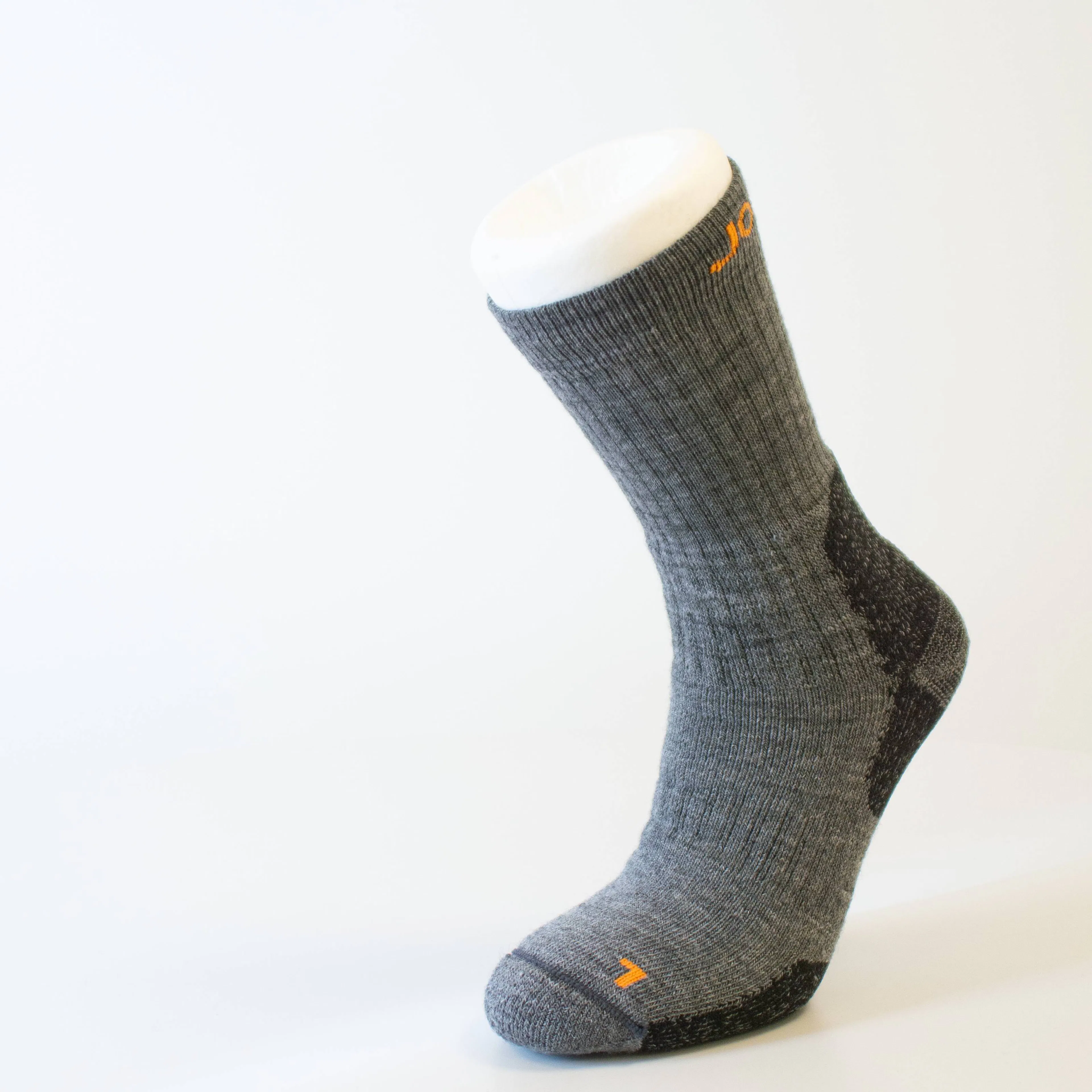 Merino Socka Tjock Mörkgrån/Sv 40-42 40-42
