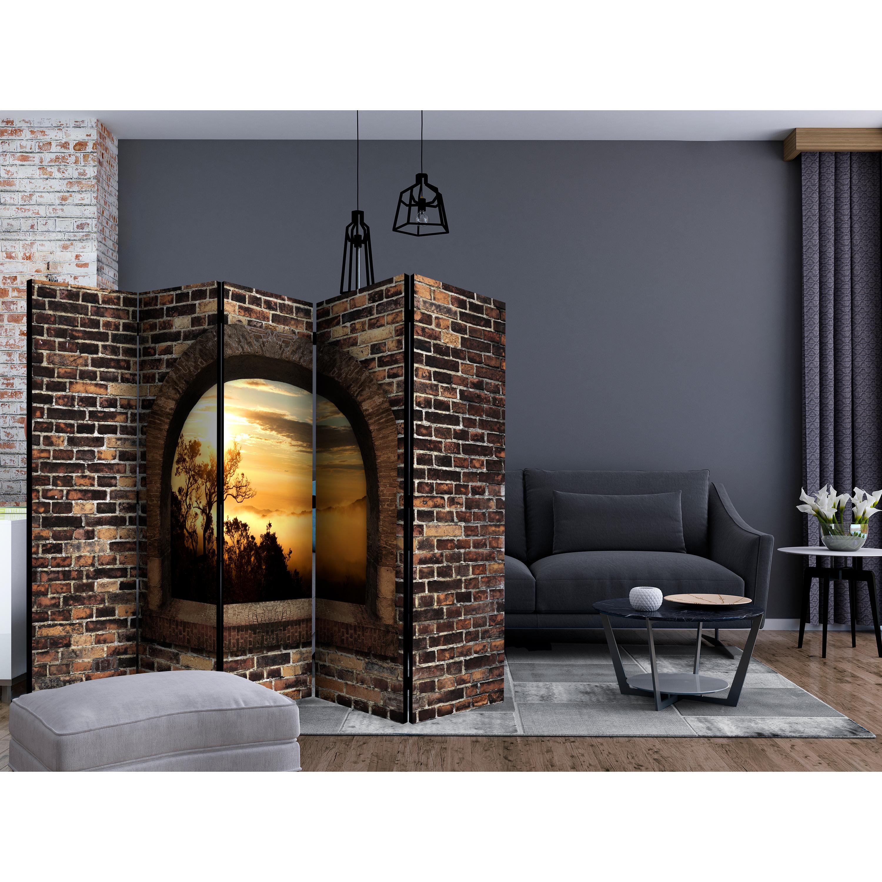 Rumsavdelare Skärmvägg Arkiio Stony Window Morning Mist II 225x172 cm