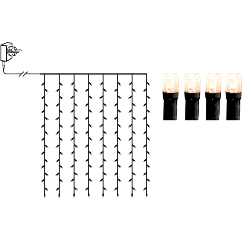 Ljusgardin Star Trading Serie LED