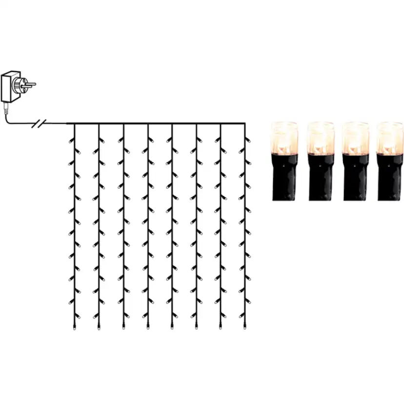 Ljusgardin Star Trading Serie LED