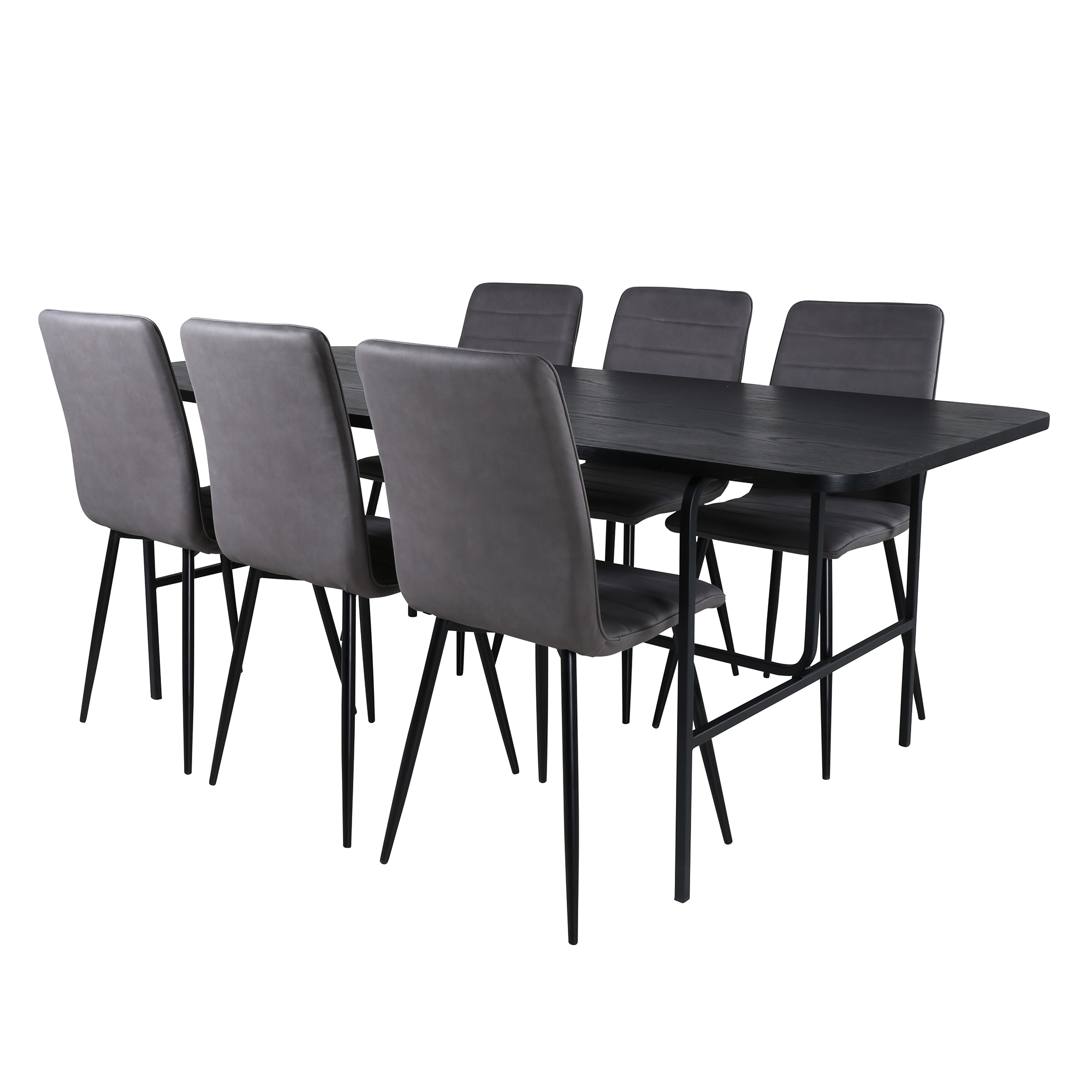 Matgrupp Venture Home Chicago med 6 Walerina Stolar