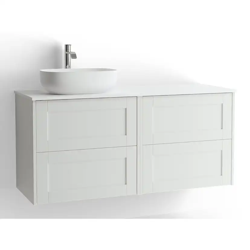 Tvättställsskåp Vedum Mezzo Frame 1200 med 4 Lådor