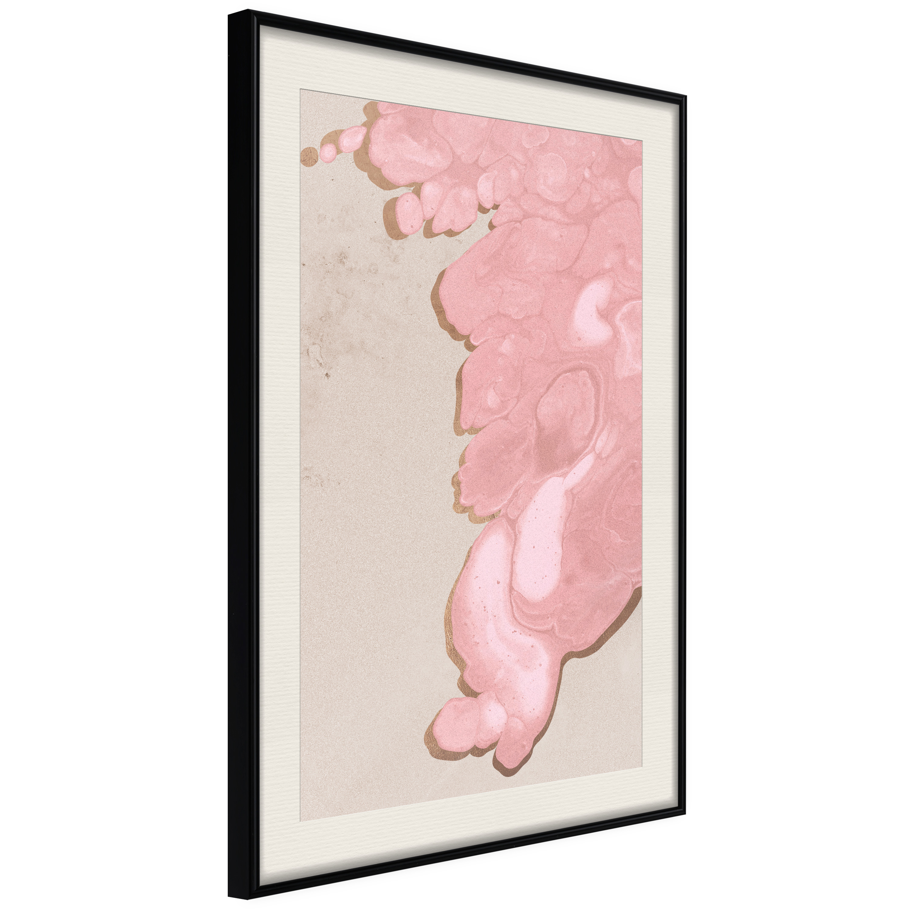 Affisch - Pastel Tide [Poster] 20x30 Svart ram med passepartout, 20x30 cm