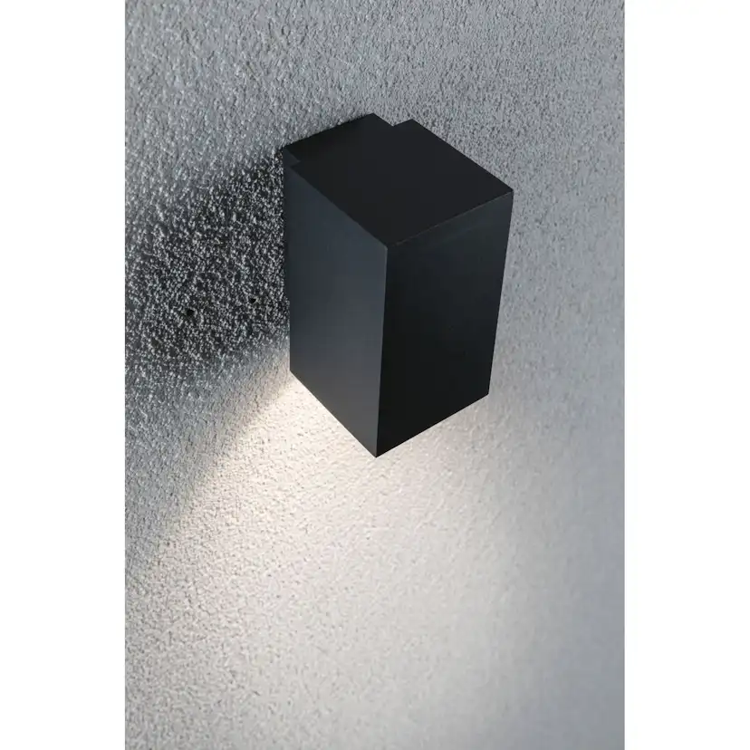 Fasadbelysning Paulmann Flame LED Nedåtljus IP44 230V Färg: Antracit, Ljus: Soft White