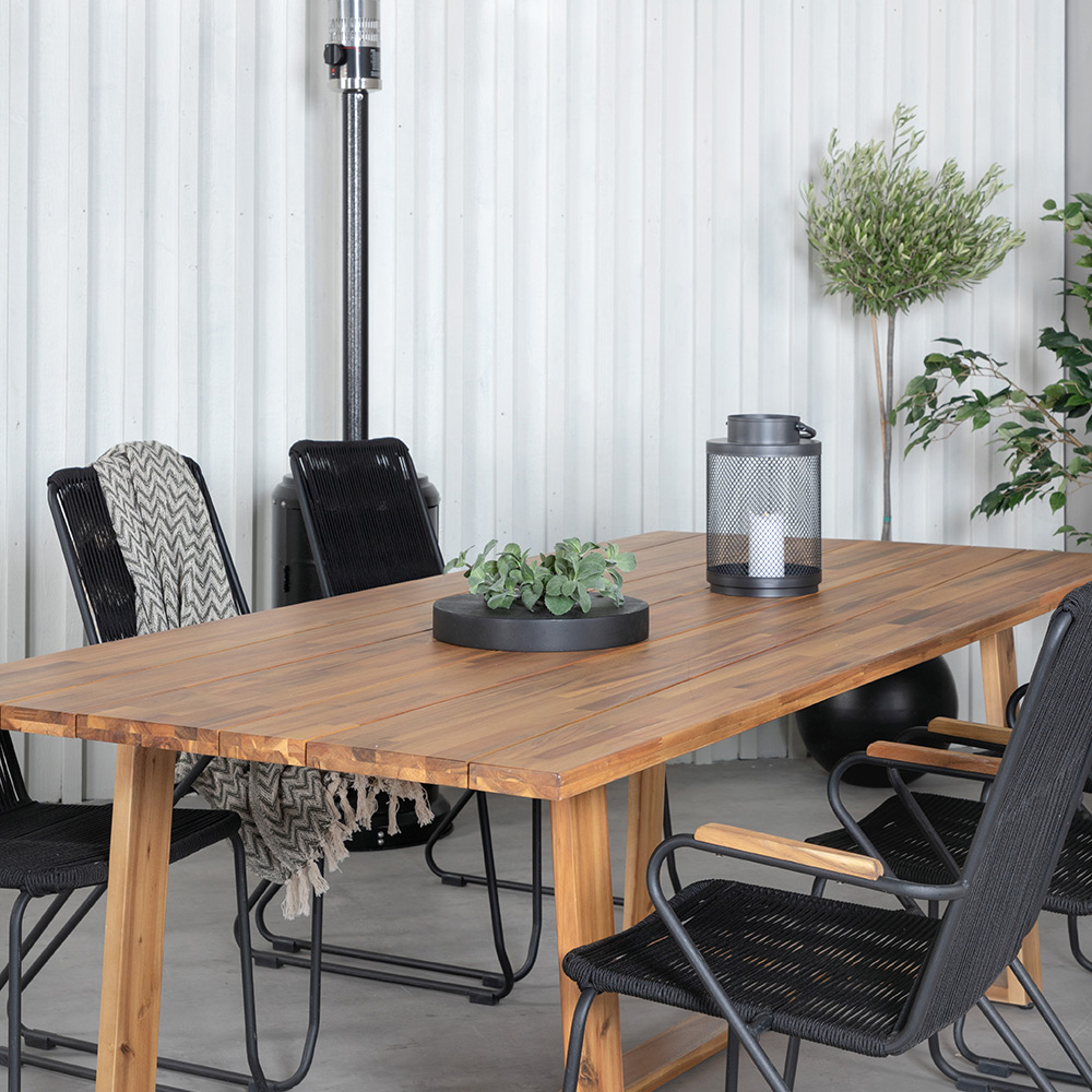 Matgrupp Venture Home Plarra med 6 Billy Karmstolar