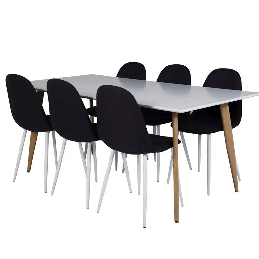 Matgrupp Venture Home Polar med 6st Stolar