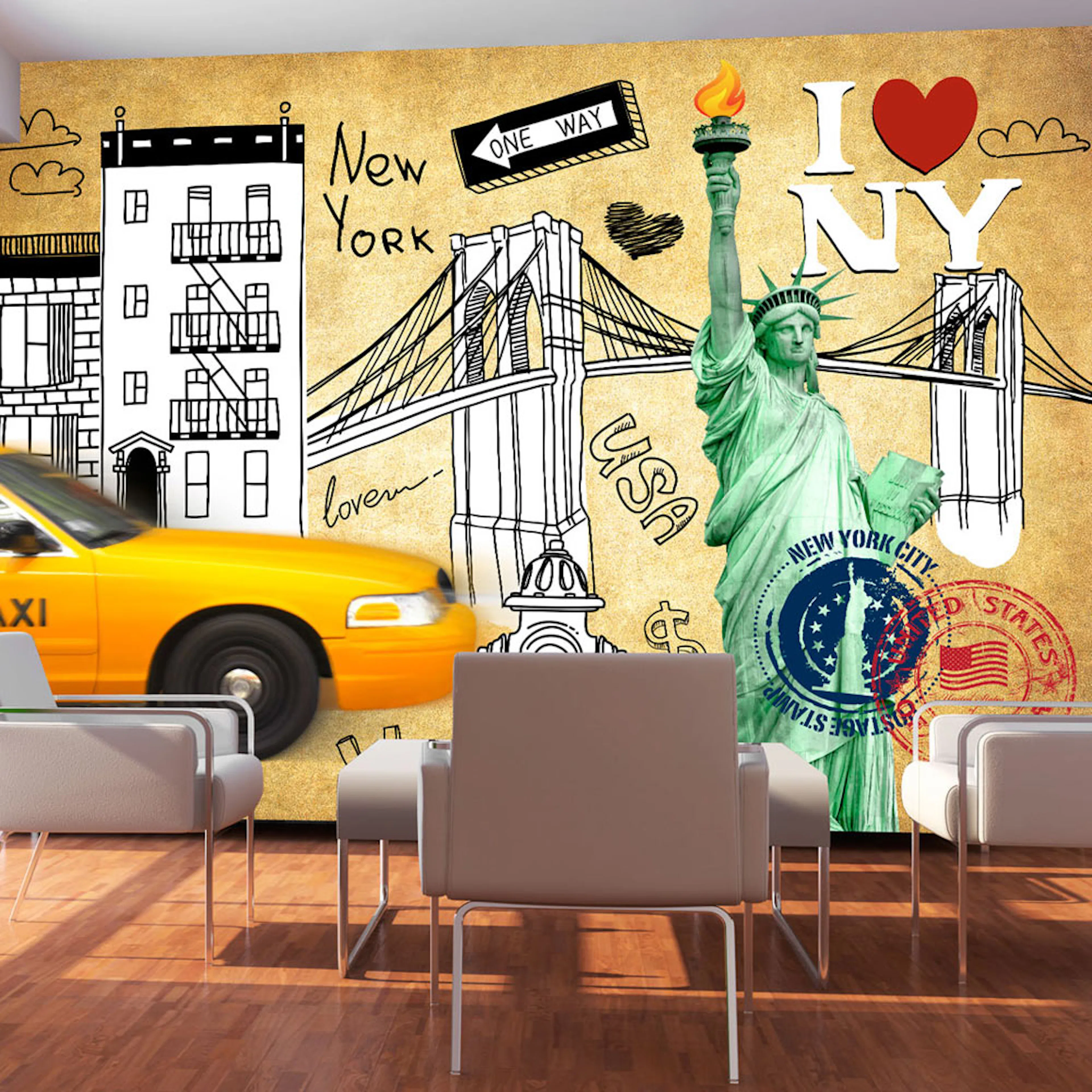 Fototapet Arkiio One Way New York