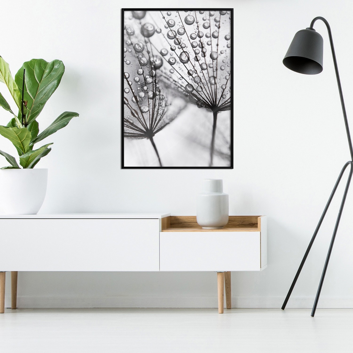 Affisch - Morning Dew [Poster] 40x60 Svart ram, 40x60 cm