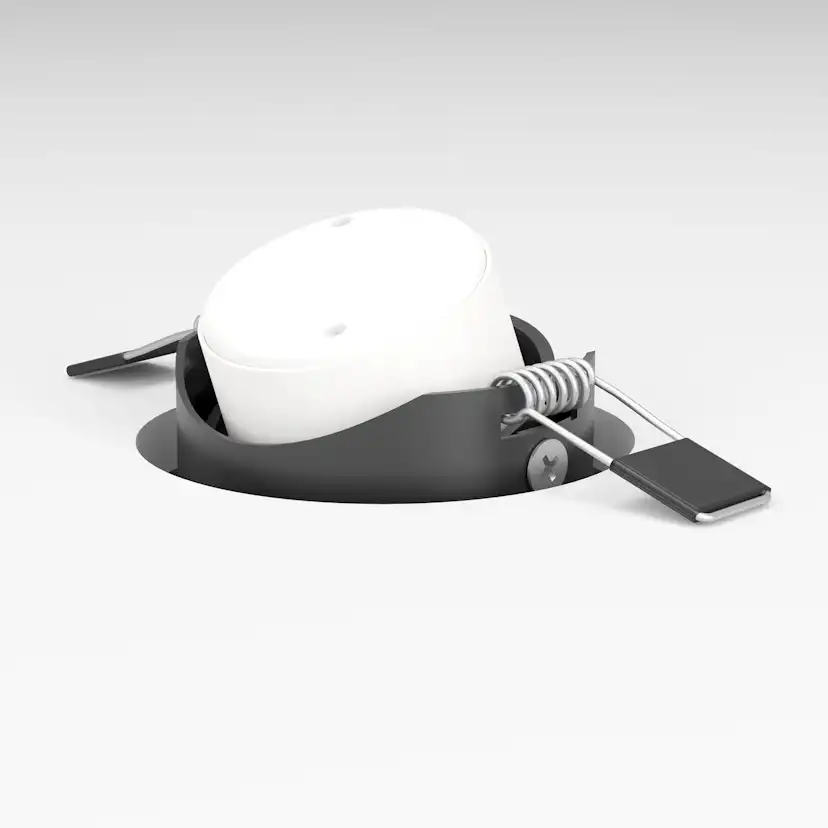 Infälld Lampa Eglo Saliceto 3 st Ø88 mm 2700K Svart