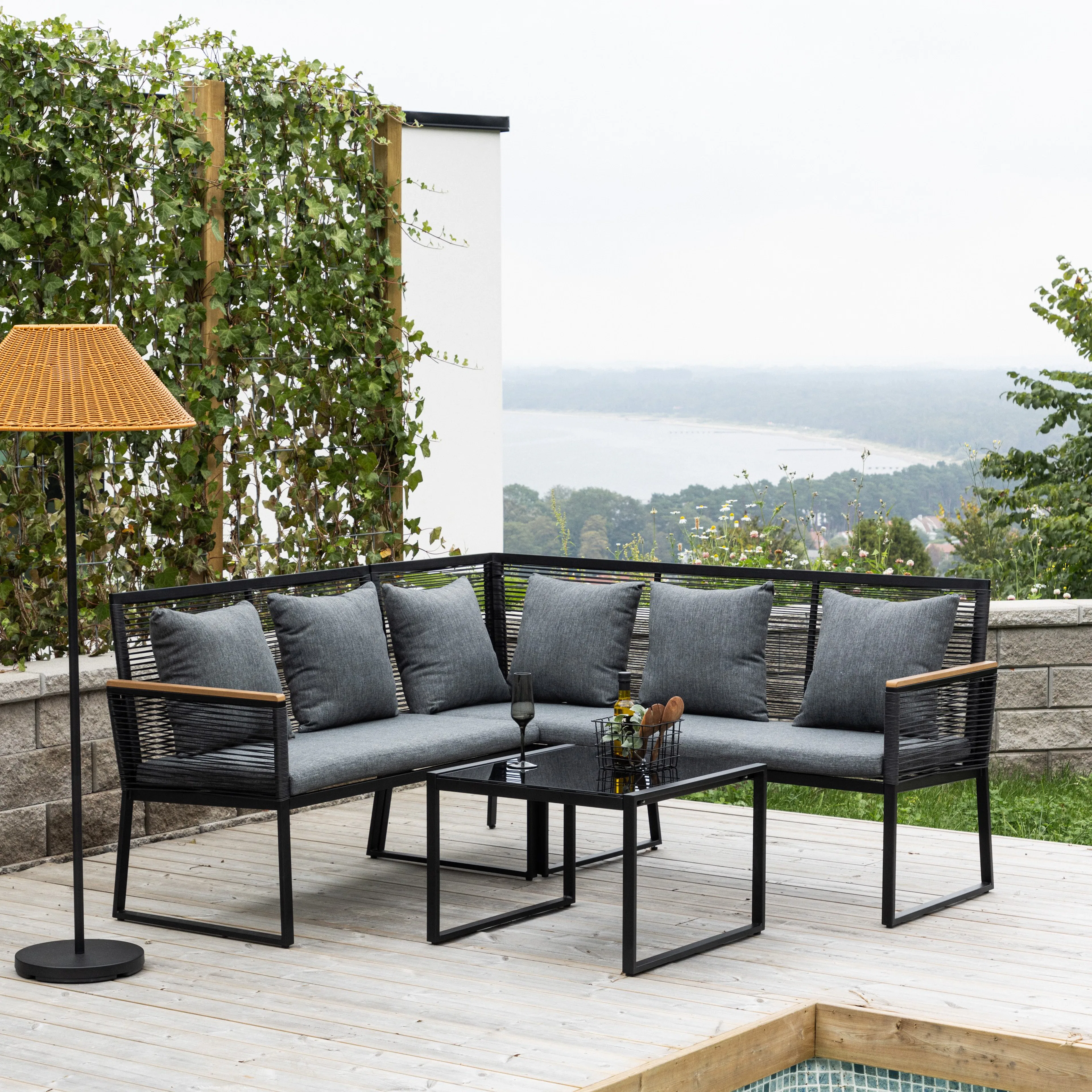 Hörnsoffgrupp Venture Home Dallas Utomhus