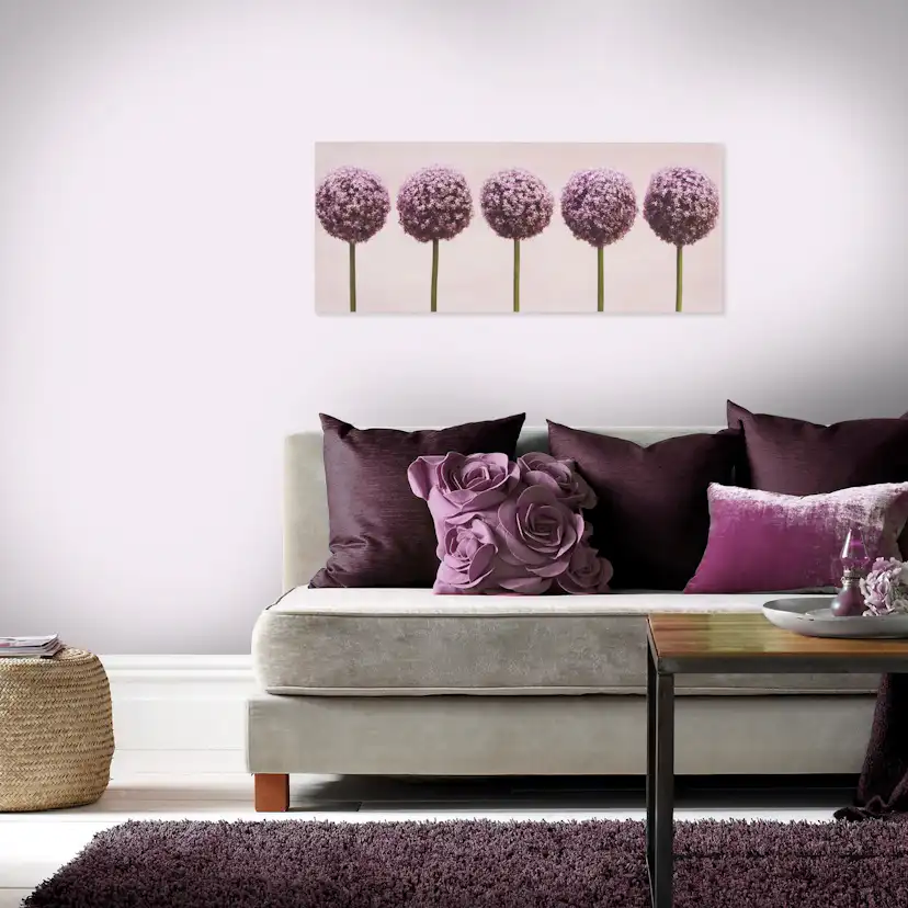 Tavla Art for the Home Alliums In A Row