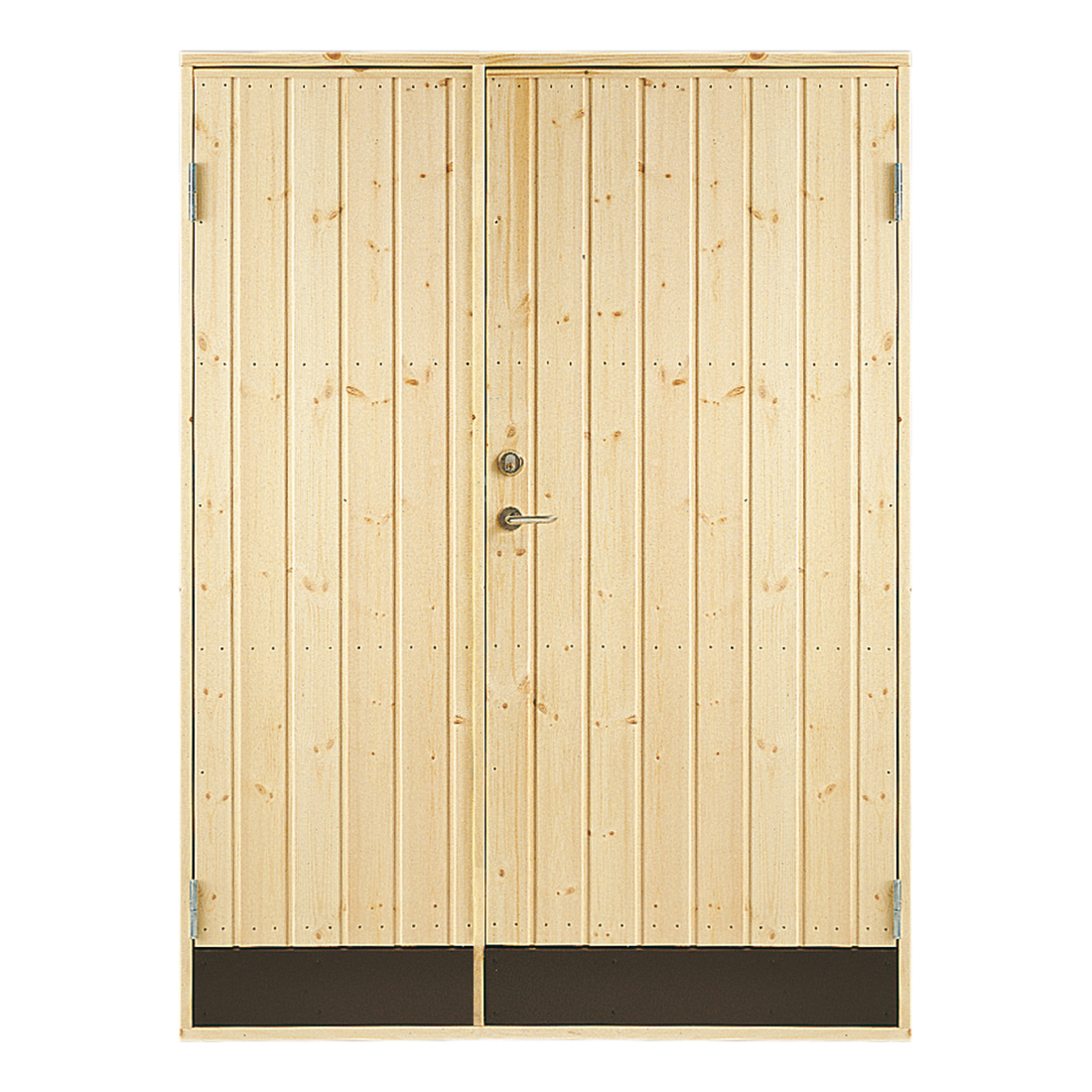 Dubbeldörr Jabo 10° Rak 15,3x19 Obehandlad