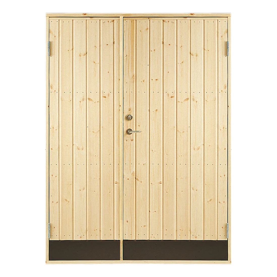 Dubbeldörr Jabo 10° Rak 15,3x19 Obehandlad