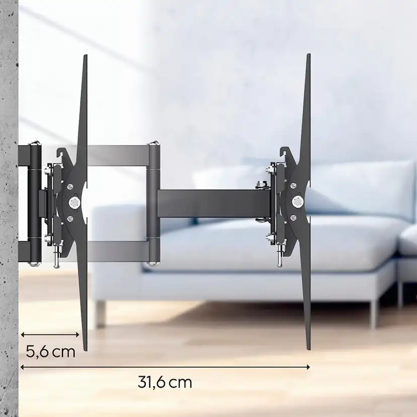 Väggfäste Hama Full Motion VESA upp till 200x200 48 tum