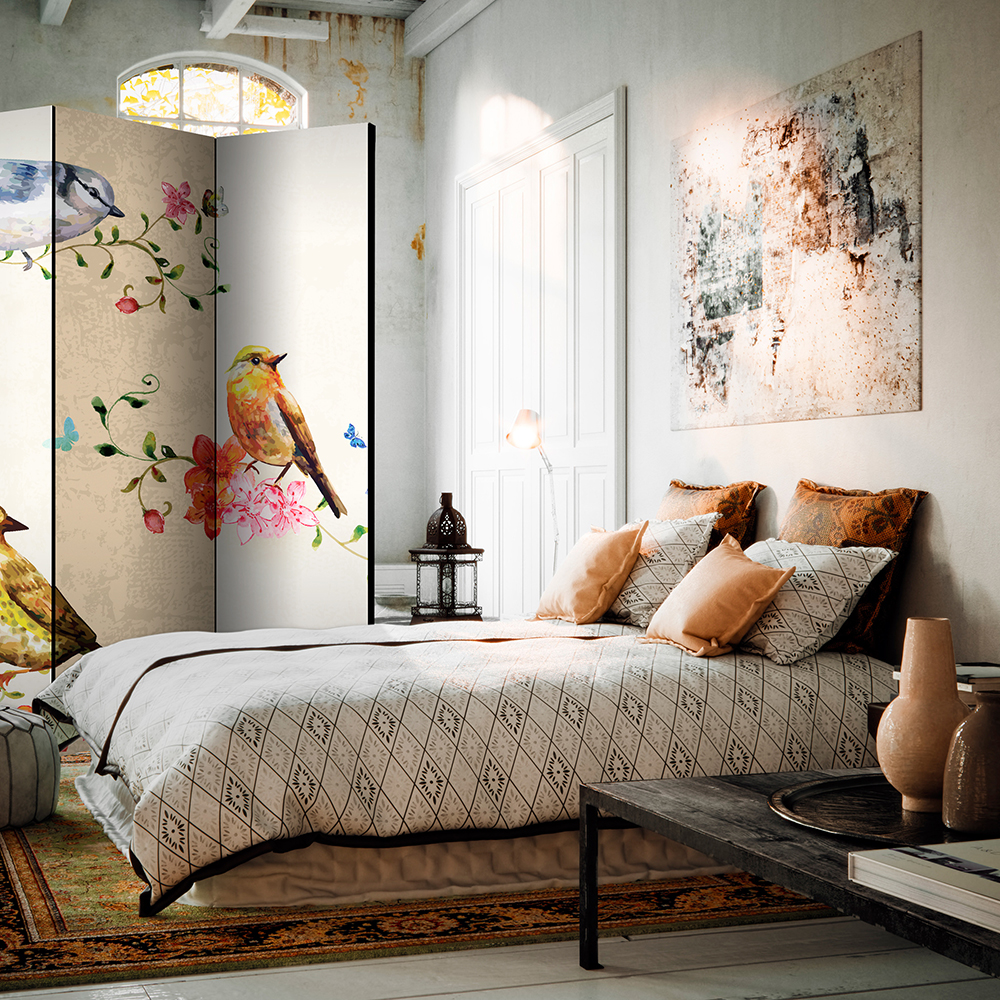 Rumsavdelare Skärmvägg Arkiio Bird Song 135x172 cm