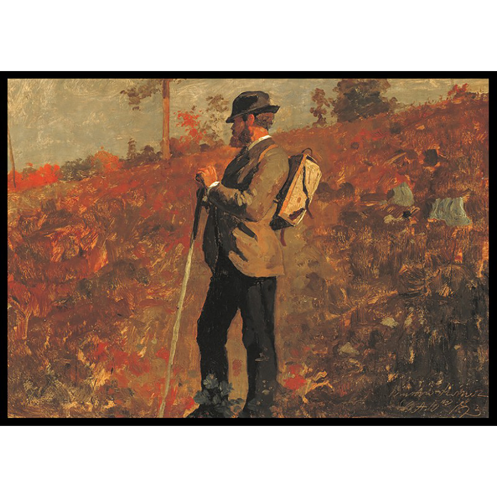 Poster Gallerix Man With A Knapsack By Winslow Homer