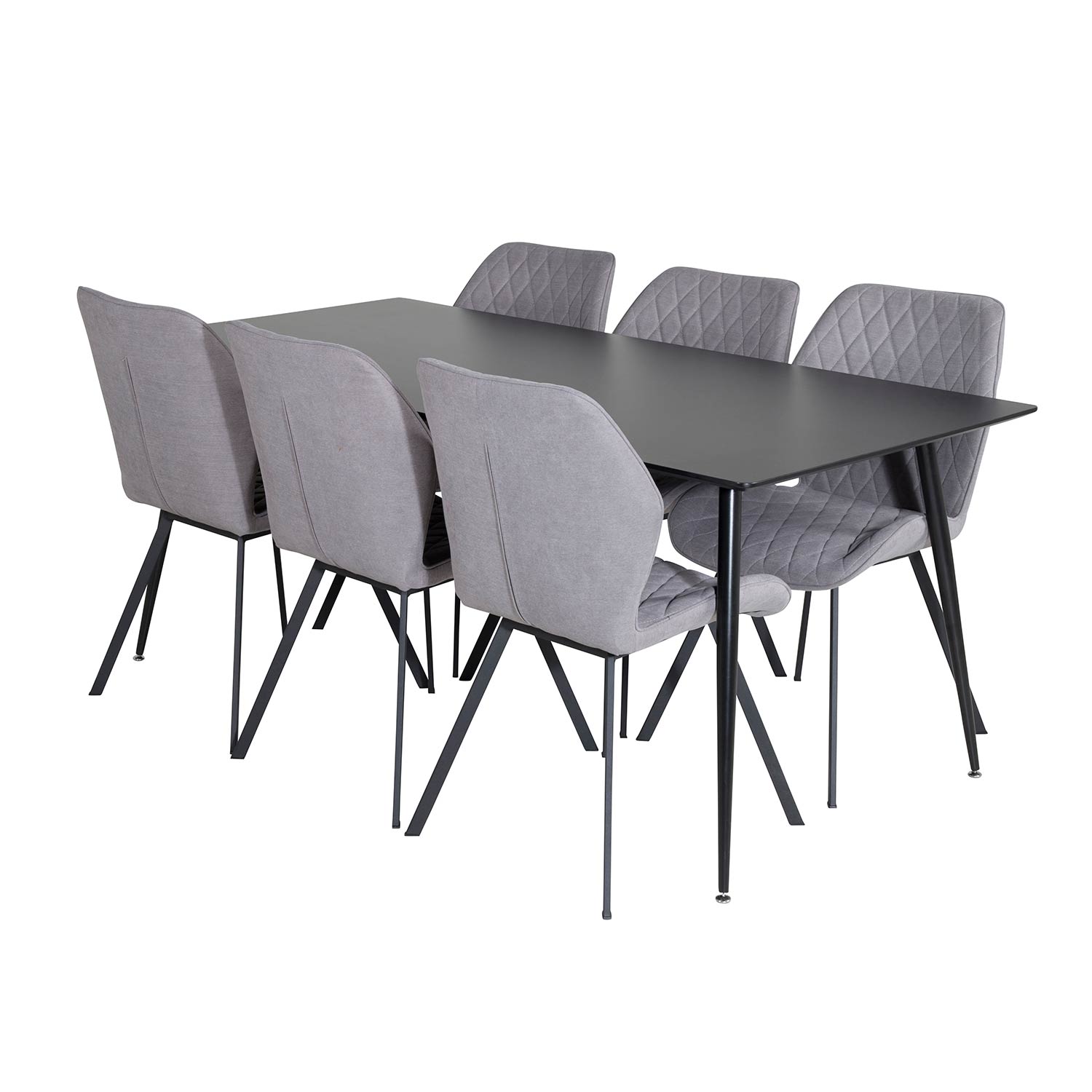 Matgrupp Venture Home Silvia med 6 Geneva Stolar