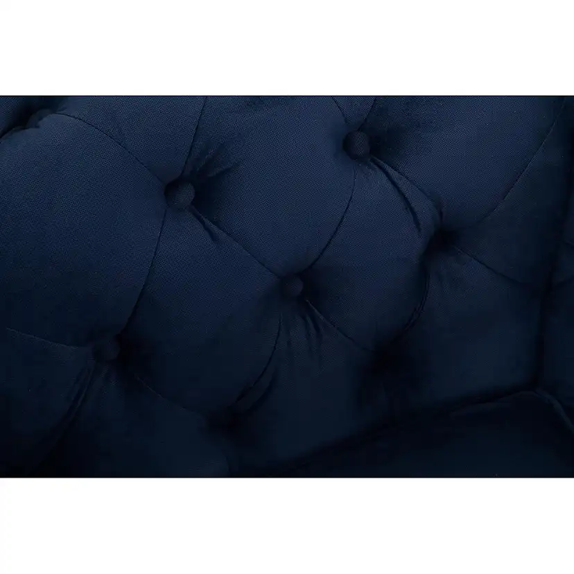 Chesterfield Deluxe Fåtölj Petrolblå