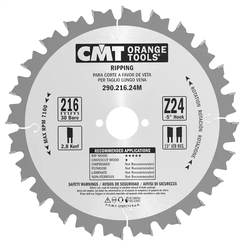 Sågklinga CMT Orange Tools Klyvning