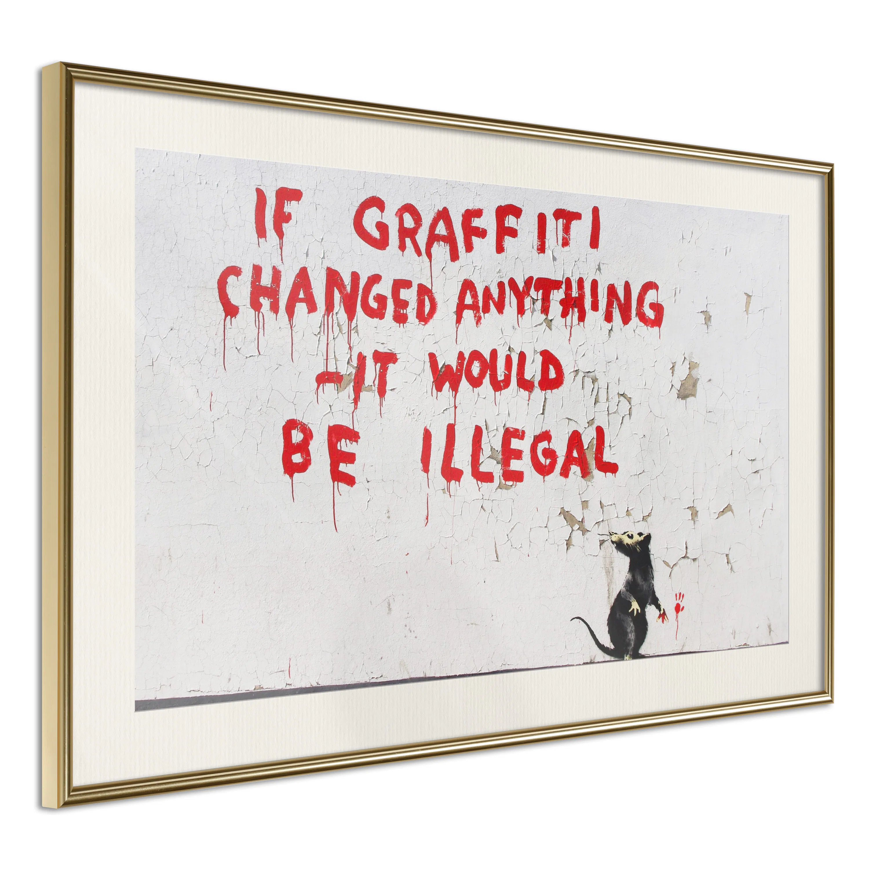 Poster Artgeist Affisch Quotes Graffiti