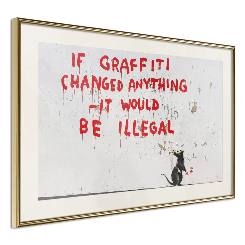 Poster Artgeist Affisch Quotes Graffiti