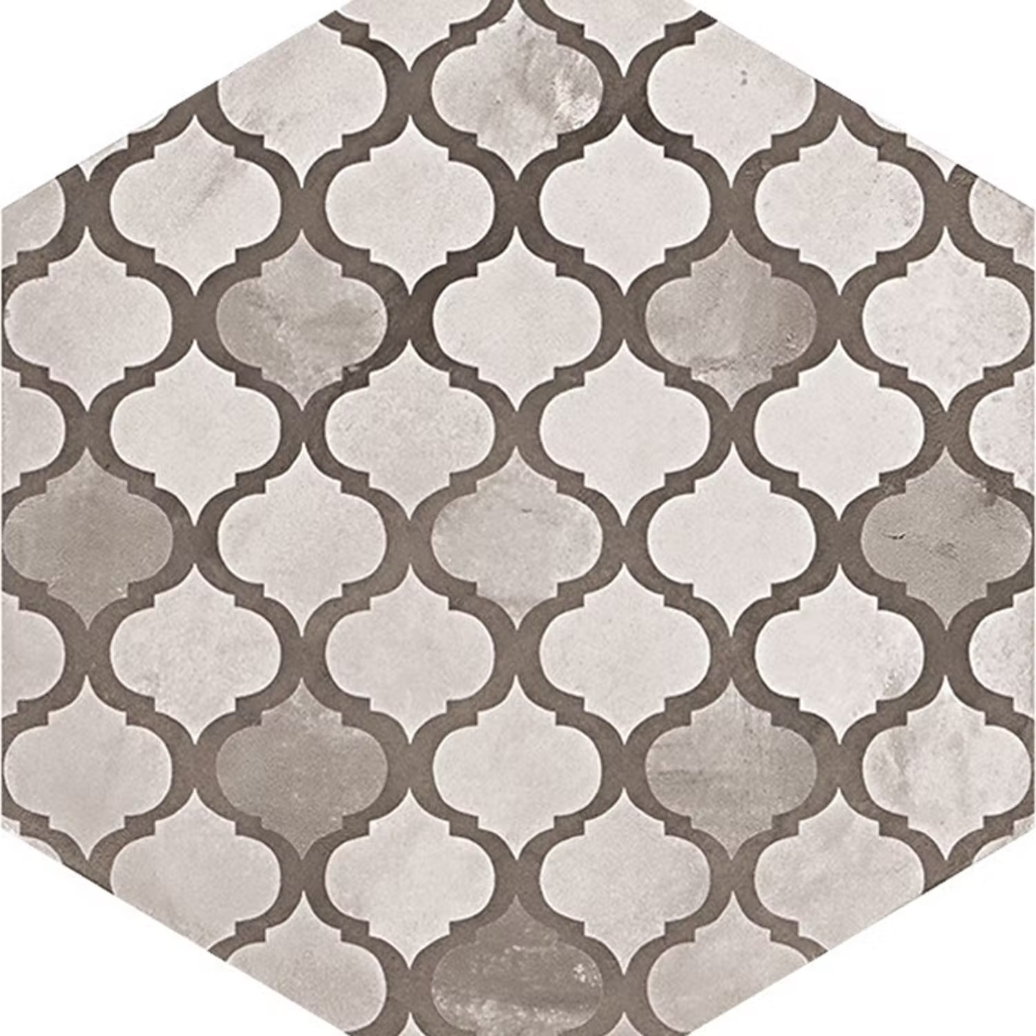 Kakeldekor Konradssons Terra Black Hexagon Mix 22x25 cm