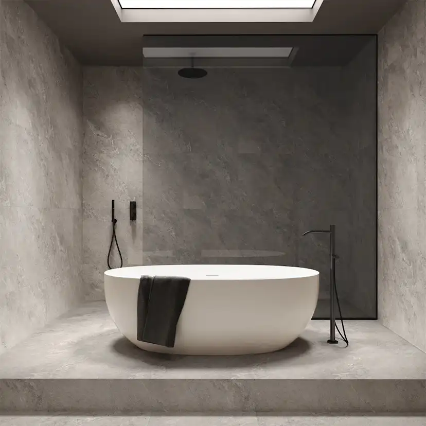 Klinker Tenfors Newport Pearl Marmor Matt 60x60