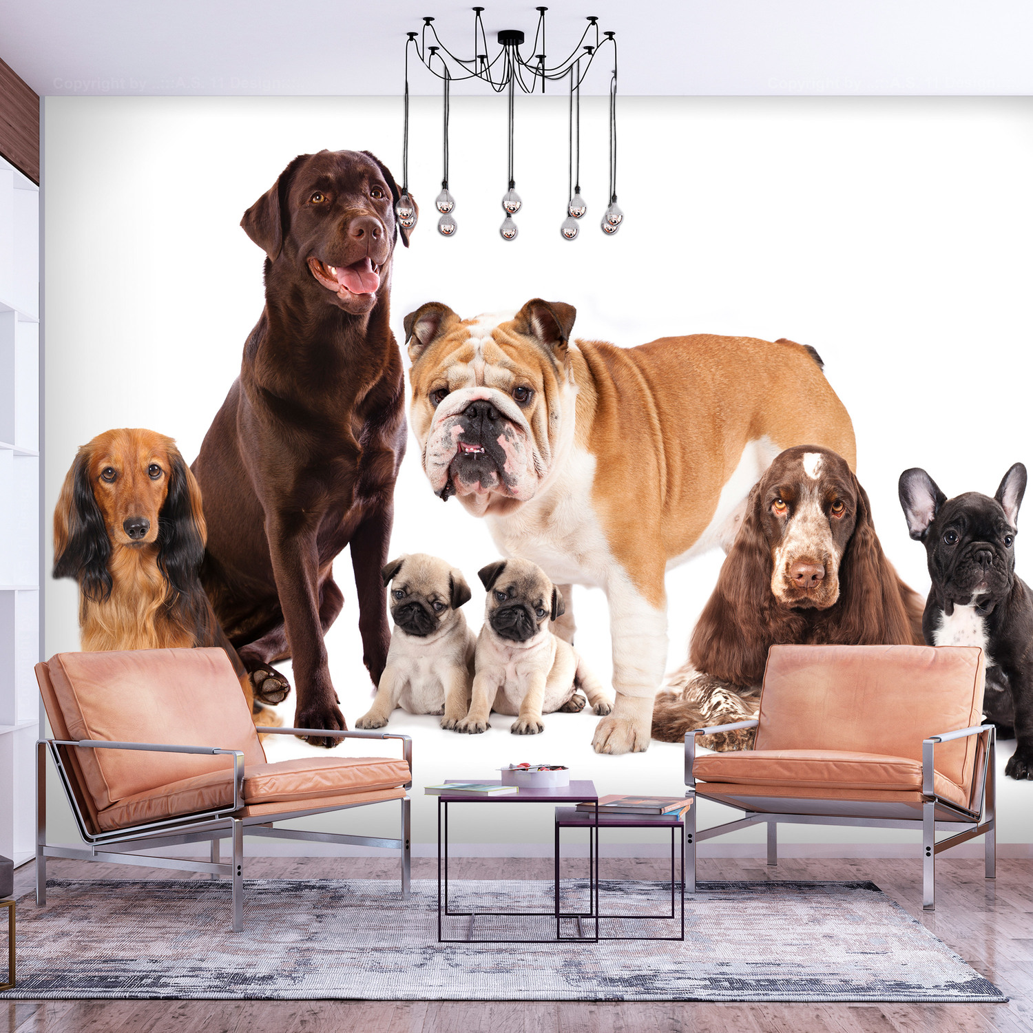 Fototapet Arkiio Dog Integration