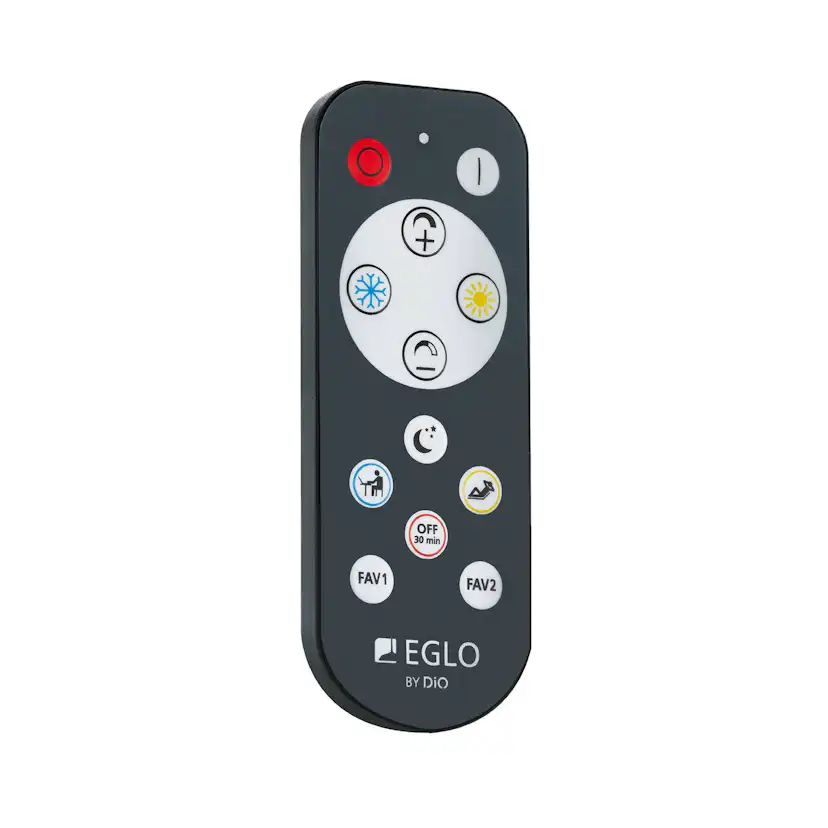 Taklampa Eglo Gafares Rund Guldfärgad/Vit