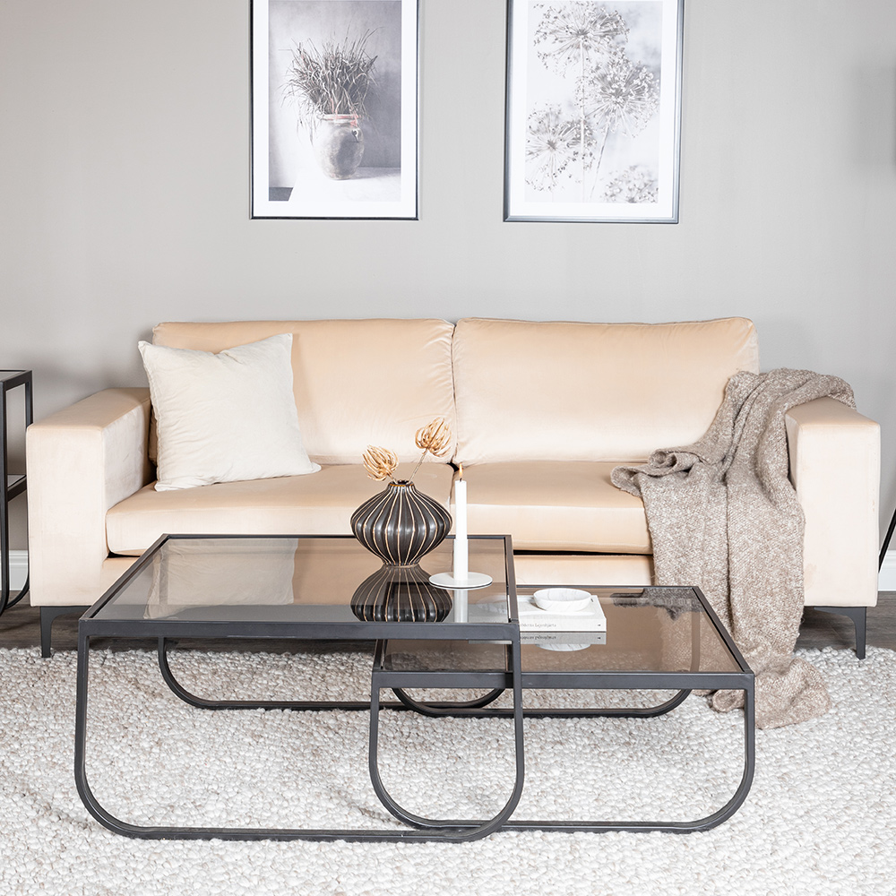 3-sitssoffa Venture Home Bolero Sammet