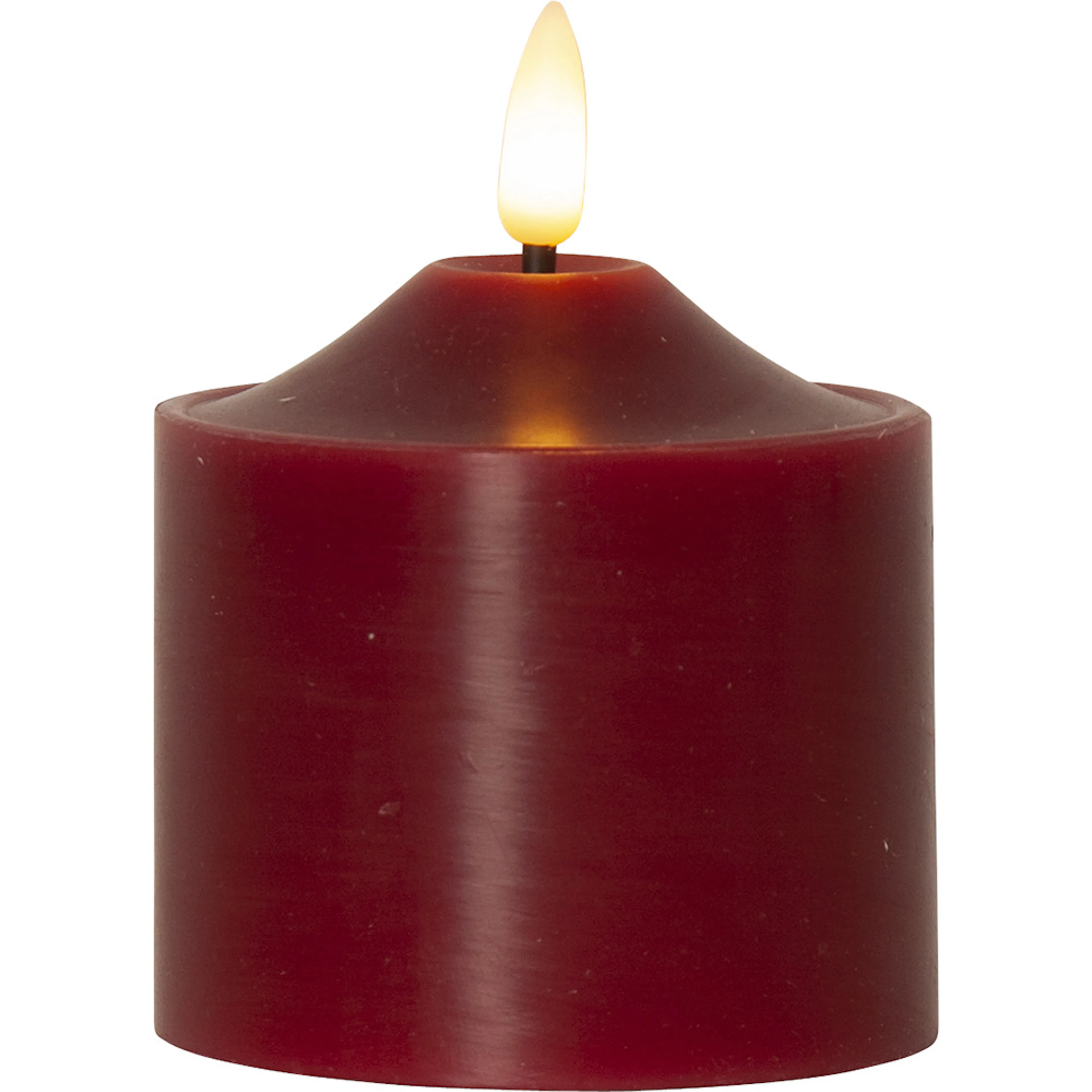 LEDBlockljus Flamme 7,5x9,5 cm