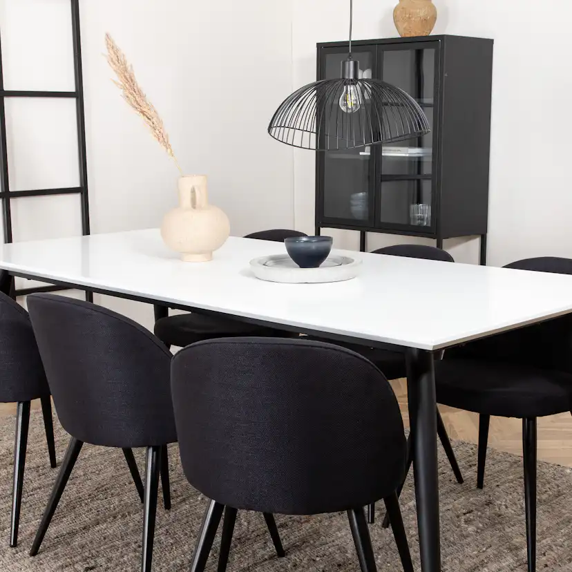 Matgrupp Venture Home Jolie med 6 Valentina Stolar