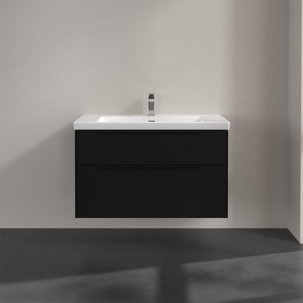Tvättställsskåp Villeroy & Boch Subway 3.0 med 2 Lådor