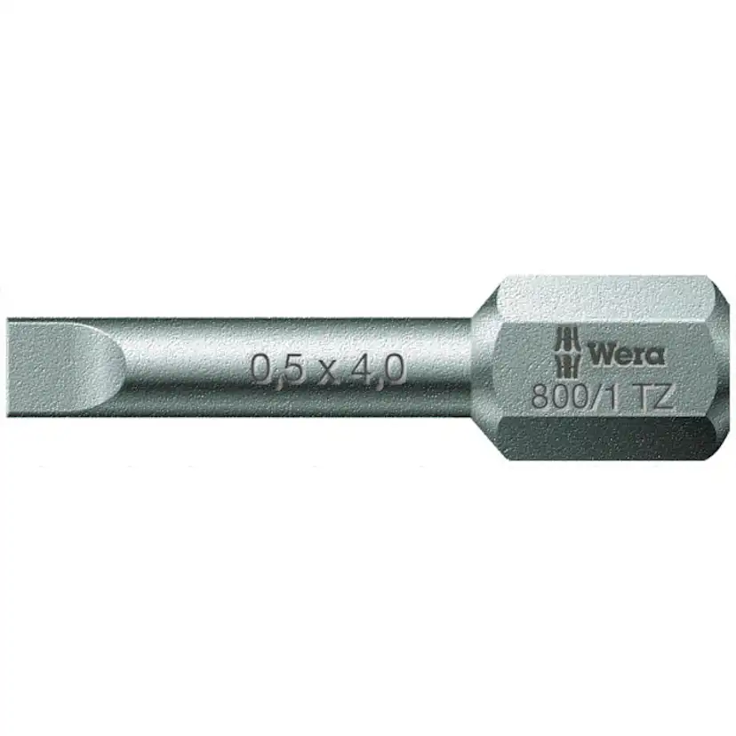 Bits Wera 800/1 Tz0,5X4 Längd 25Mm