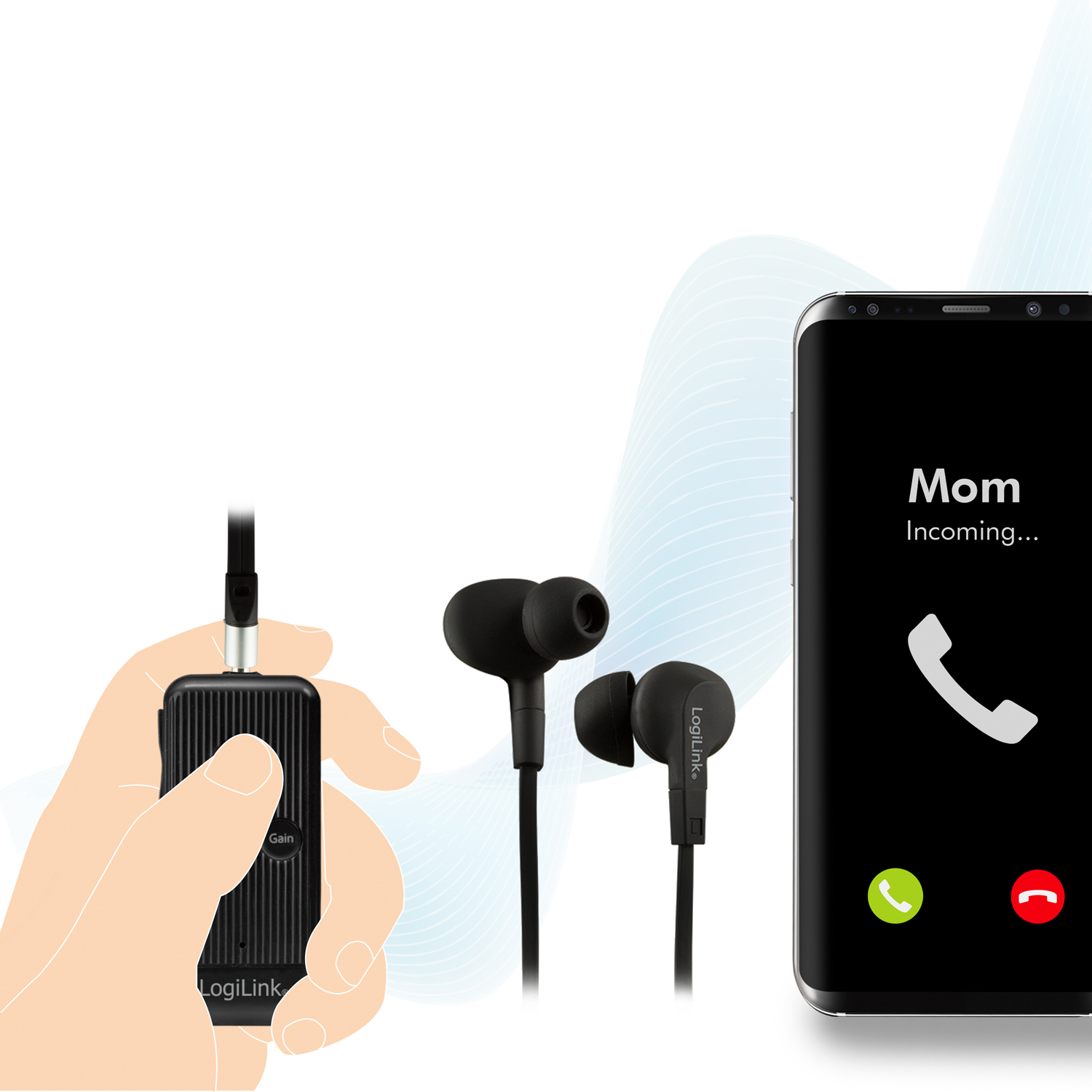 Stereo LogiLink Bluetooth 5.0 Audio-mottagare