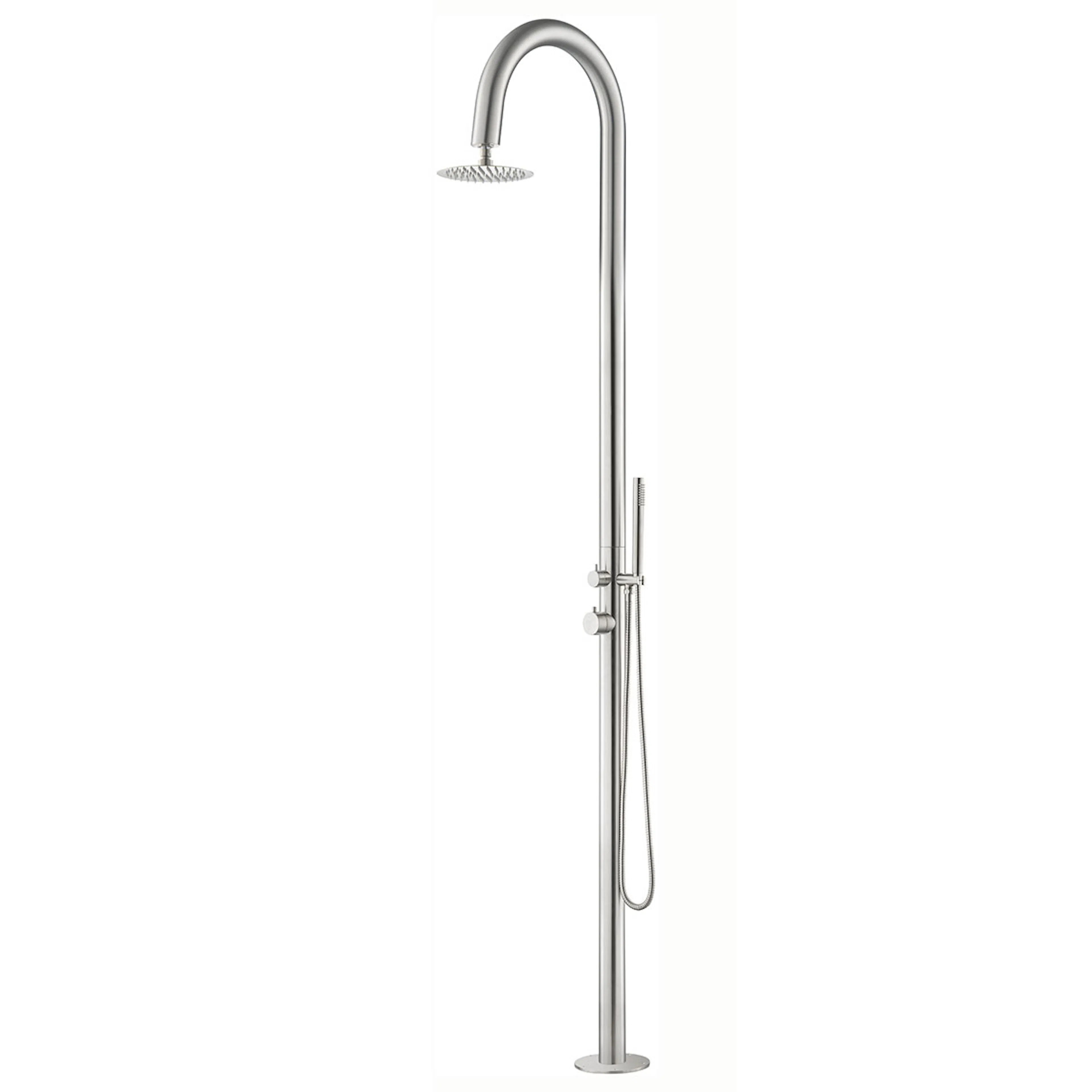 Utedusch Demerx Pure Classic Trädgårdsdusch med Takdusch & Duschhantag