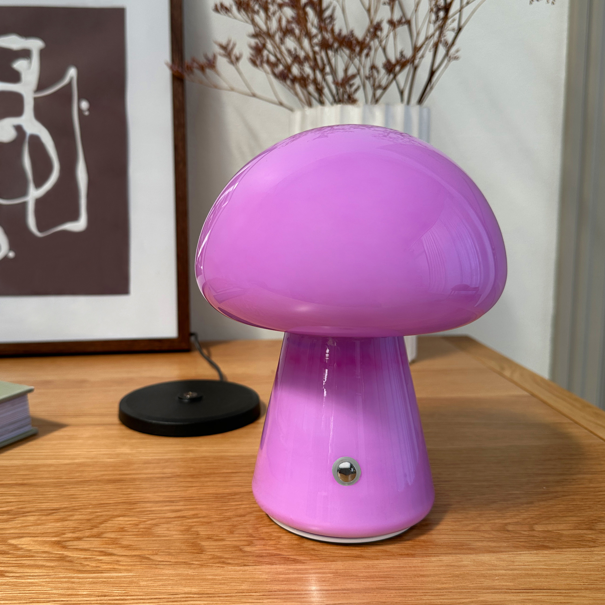 Portabel Bordslampa Dyberg Larsen Mushroom Uppladdningsbar
