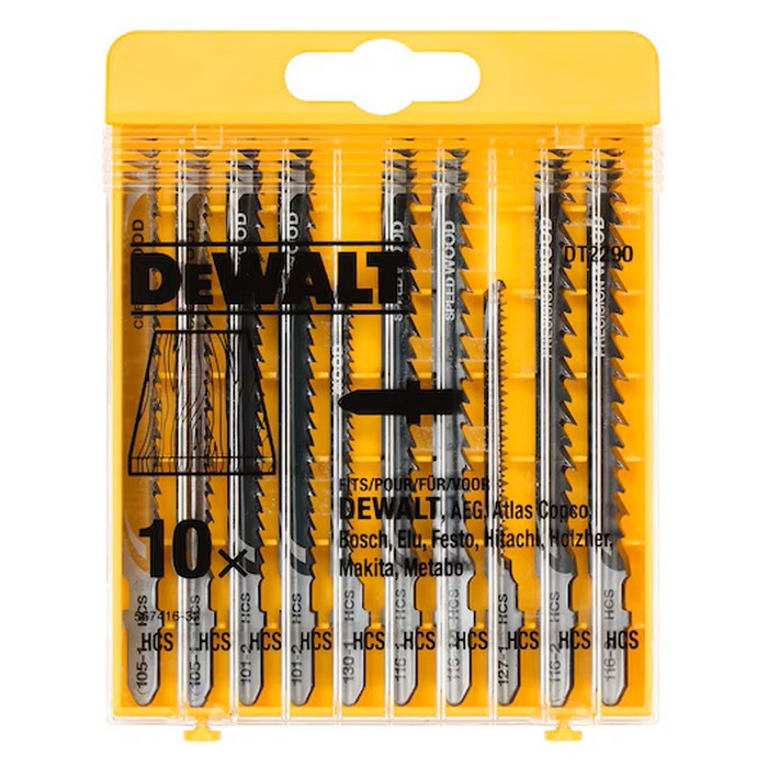 Sticksågsblad DeWalt DT2290 För Trä 10 Delar