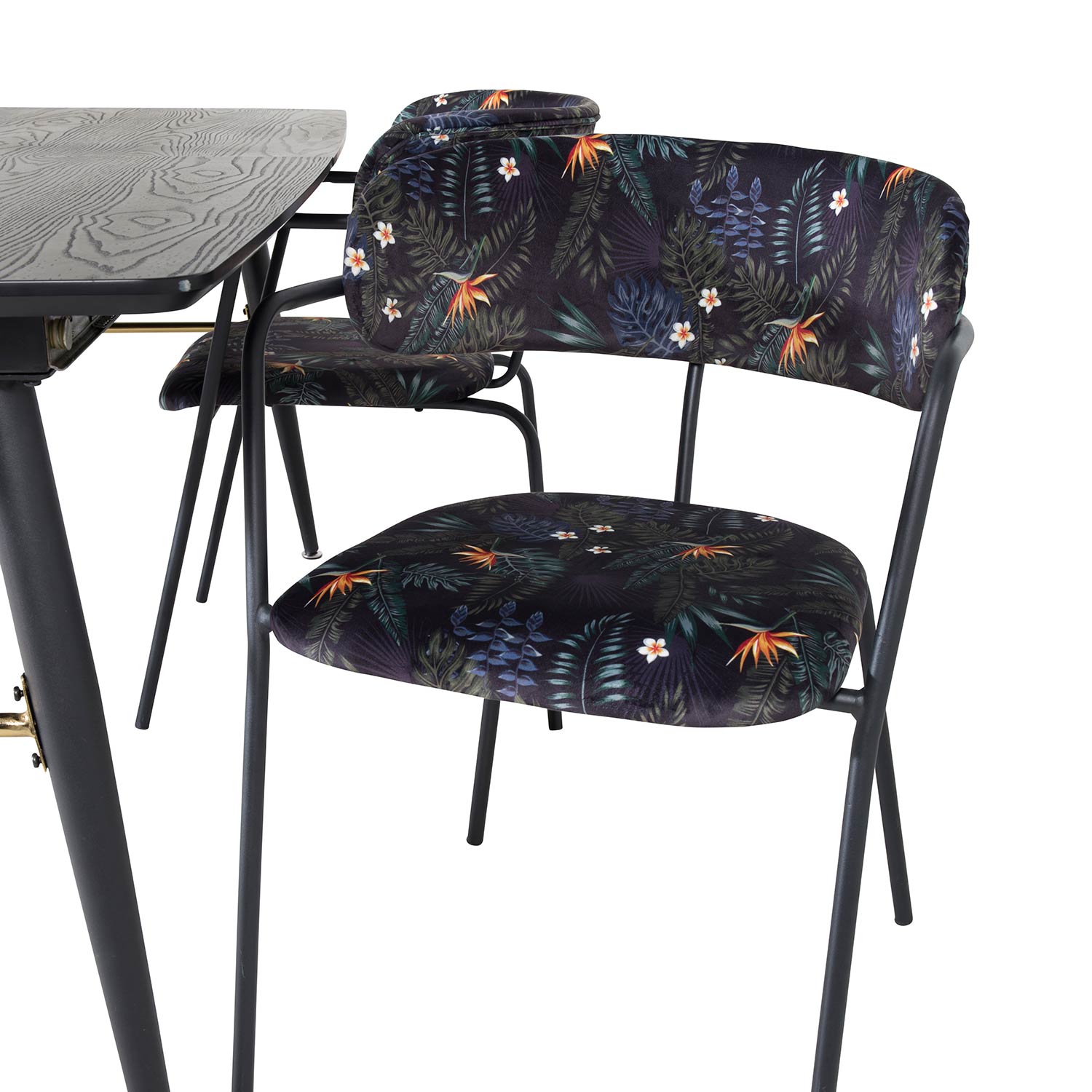 Matgrupp Venture Home Guld med 4 Aris Stolar