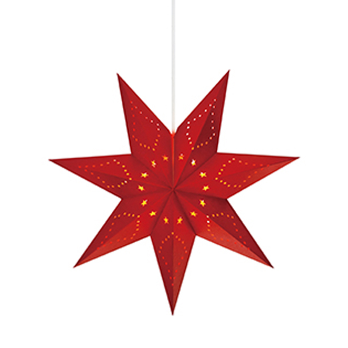 Adventsstjärna Markslöjd Saturnus 45 cm Hängande