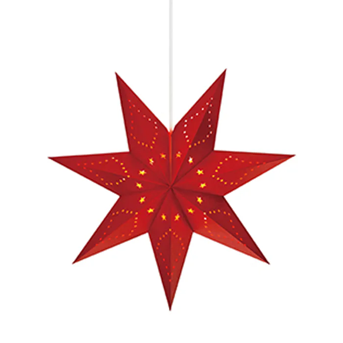 Adventsstjärna Markslöjd Saturnus 45 cm Hängande