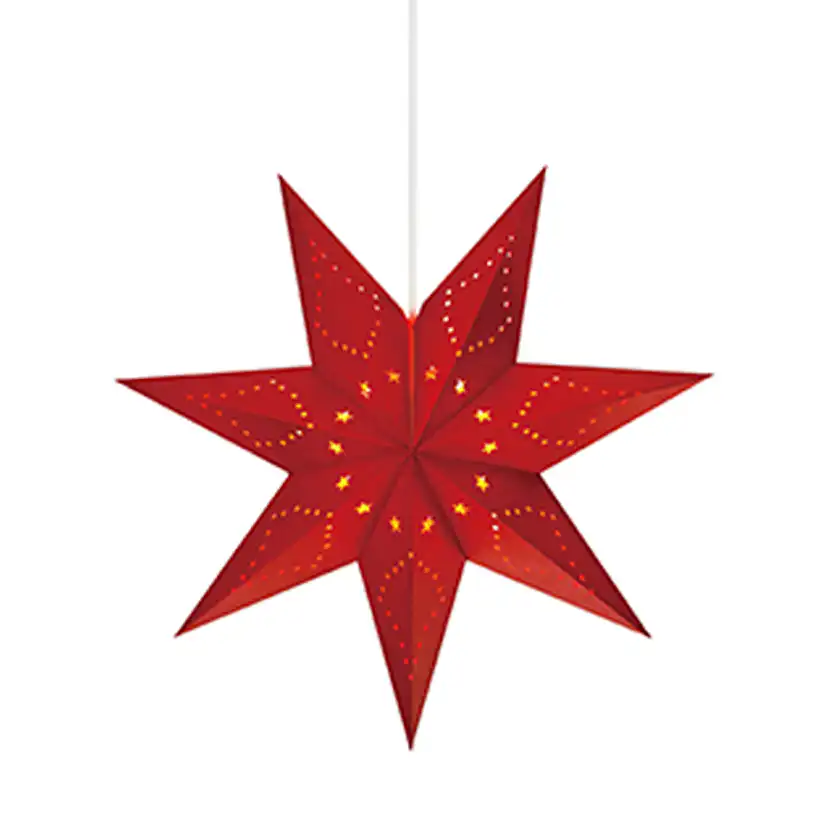 Adventsstjärna Markslöjd Saturnus 45 cm Hängande
