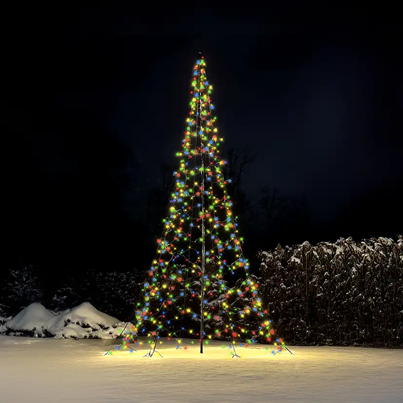 Ljusgran Glimma 2 m 300 LED DUOLED med app inkl stång 2m, 300 ljuskällor, DUOLED