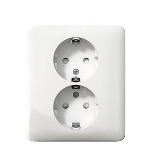 Vägguttag Schneider Electric Exxact Primo 2-vägs