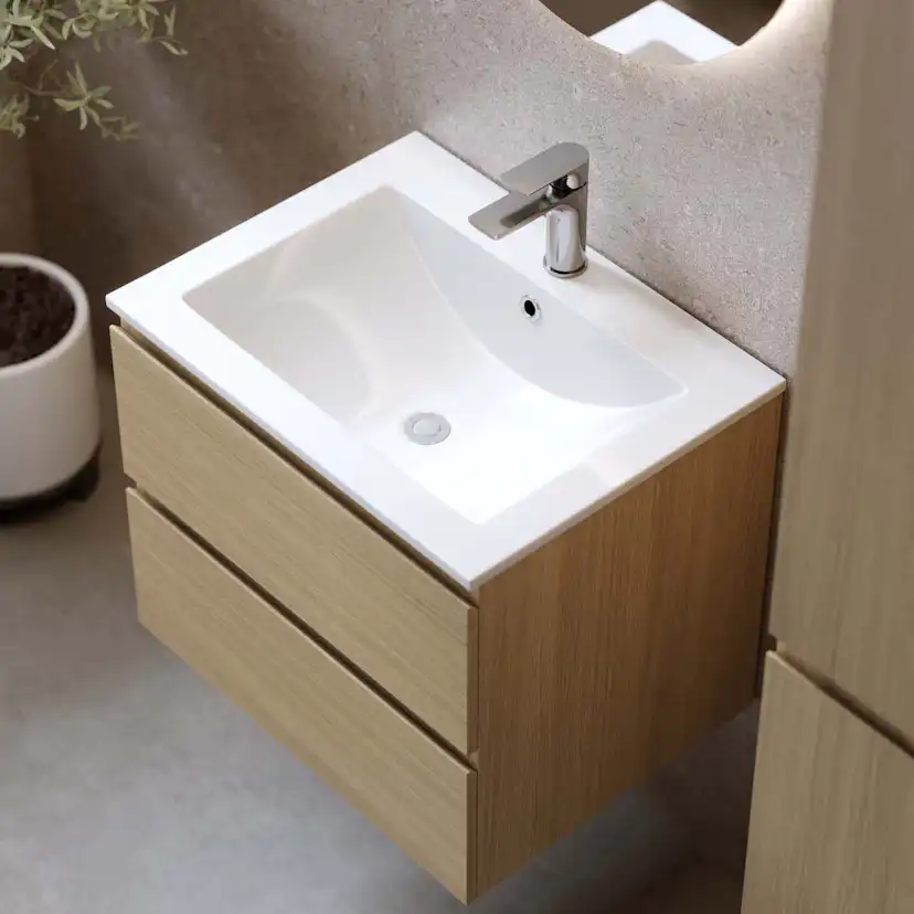 Tvättställsskåp Bathlife Eufori Ljus Ek